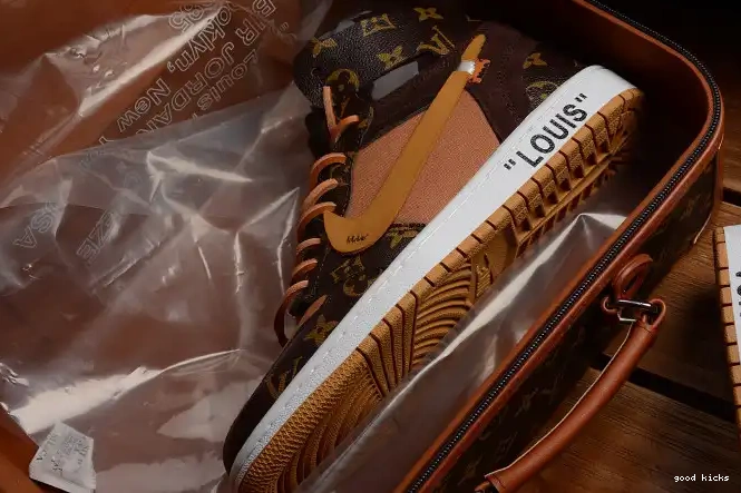 Rep Jordan AQ0818-158 Off-Louis x Air OW 1 AJ1 0619